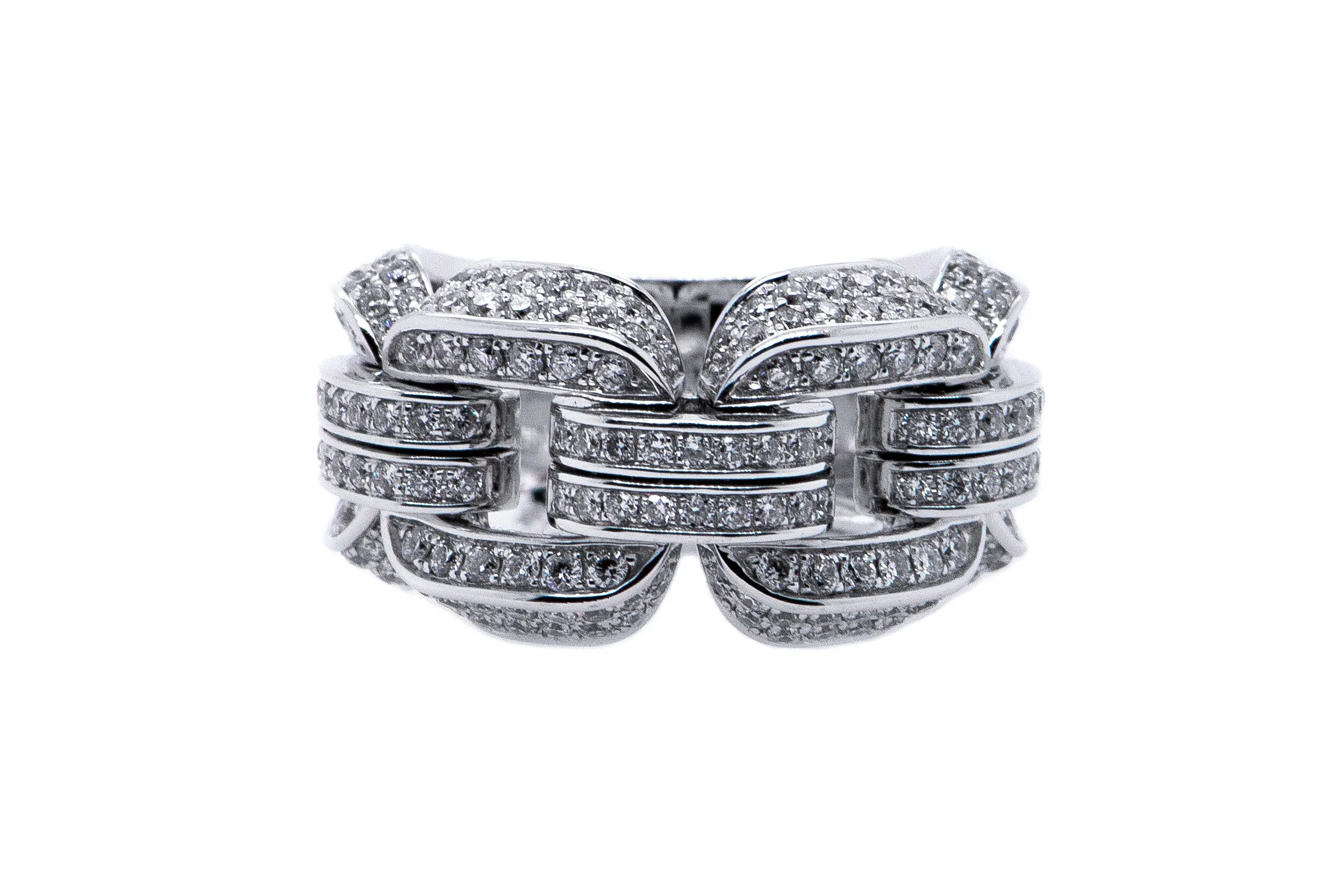 18kt White Gold Chimento Diamond Ring