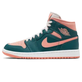 Air Jordan 1 Mid Wmns 'Dark Teal Green'