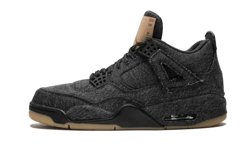 Air Jordan 4 Retro Levi's Black