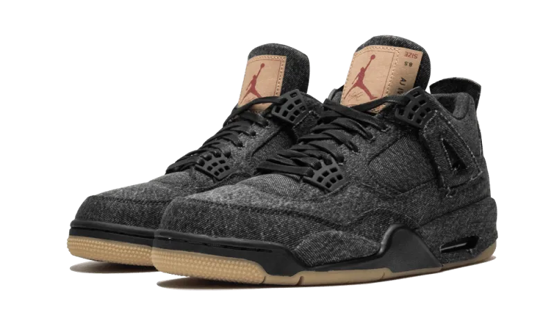 Air Jordan 4 Retro Levi's Black