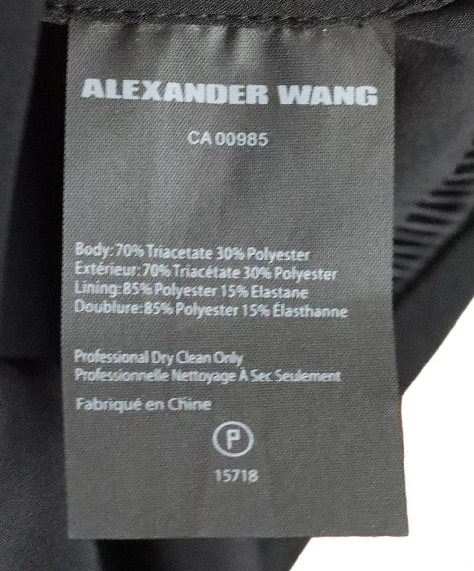 Alexander Wang Black Blouse sz 4