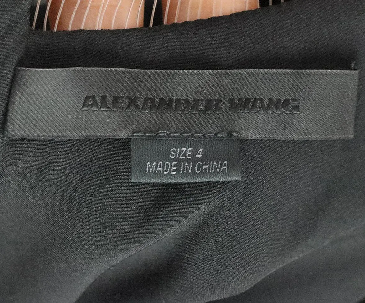 Alexander Wang Black Blouse sz 4