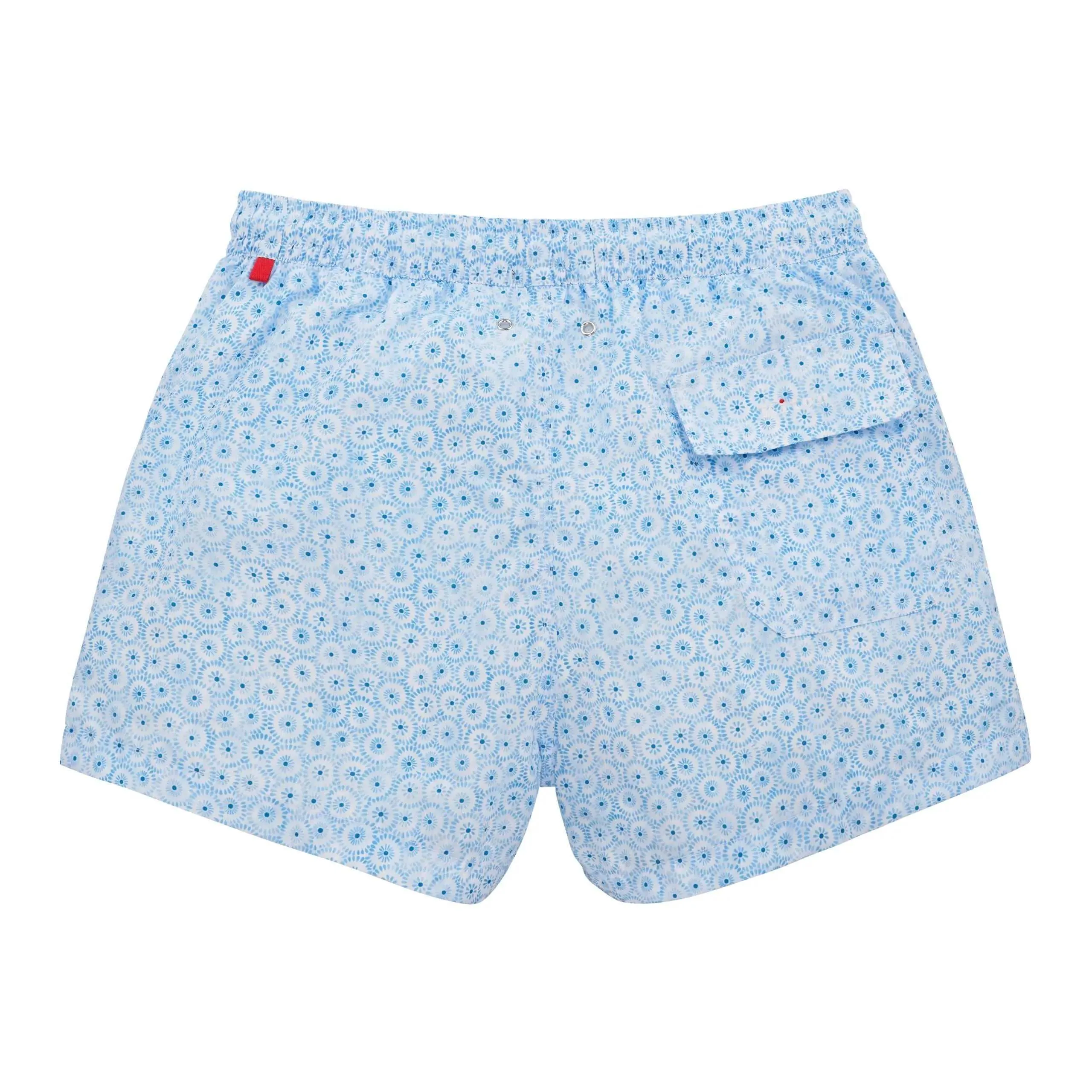 All-Monogram Swim Shorts in Light Blue