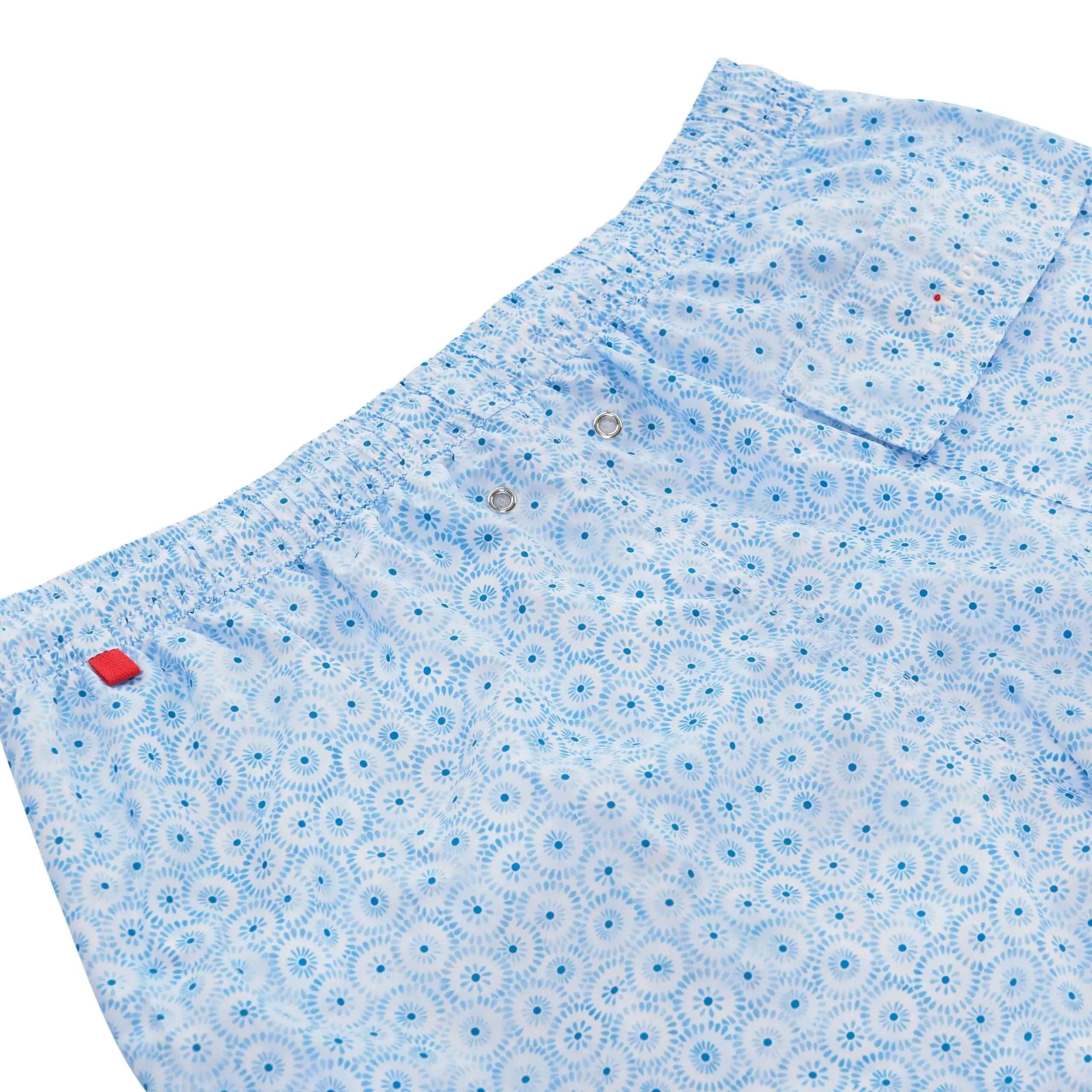 All-Monogram Swim Shorts in Light Blue