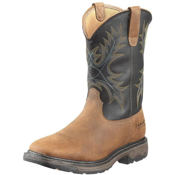 Ariat Men's WorkHog 11 Wide Square Steel Toe Western Work Boot - 10010133