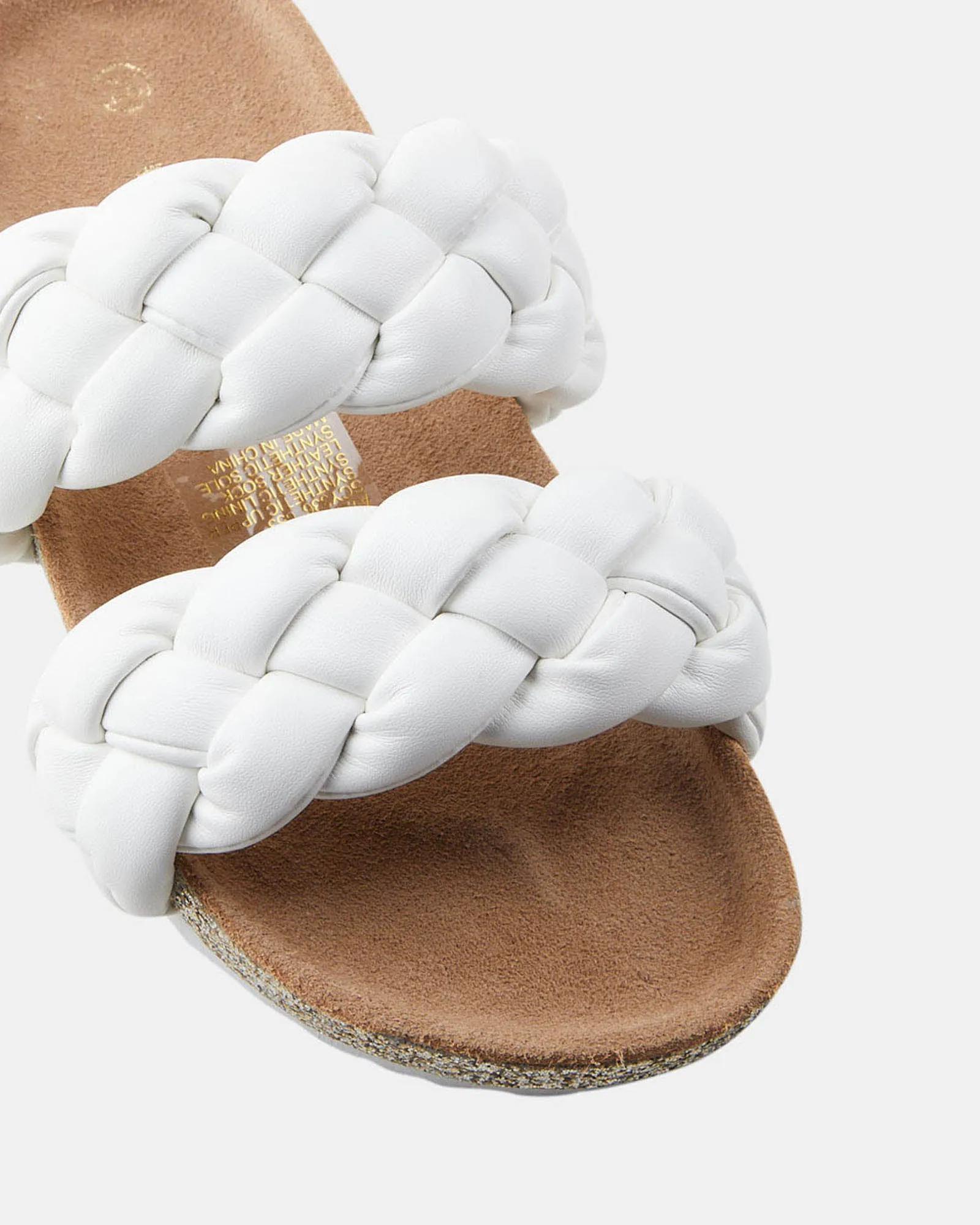 Avery Weave Slide White