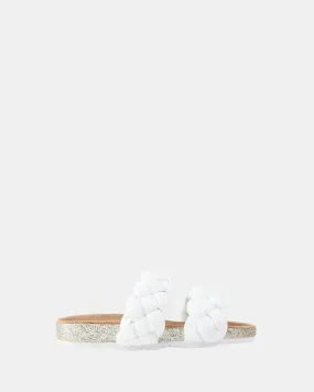 Avery Weave Slide White