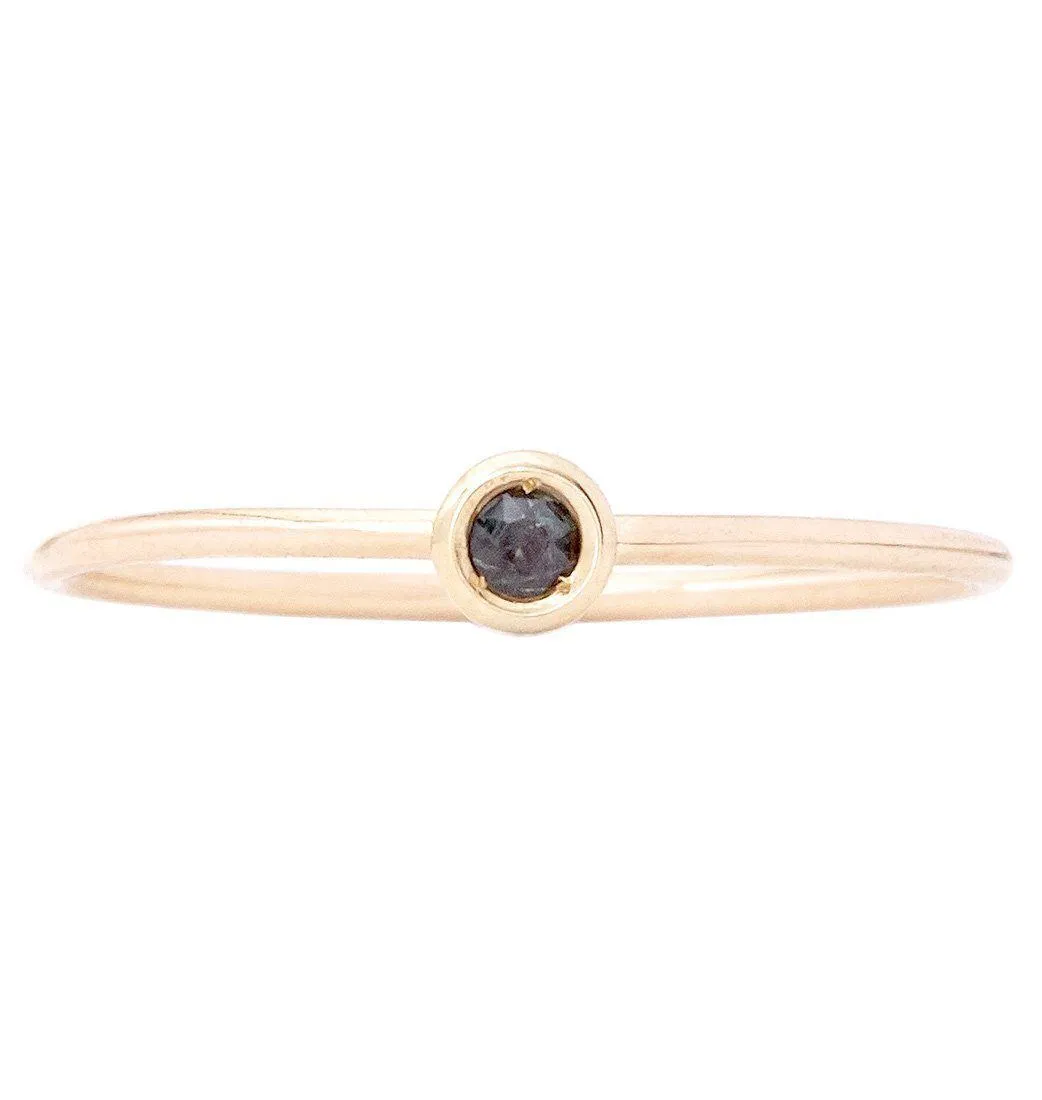 Birthstone Stacking Ring With Alexandrite