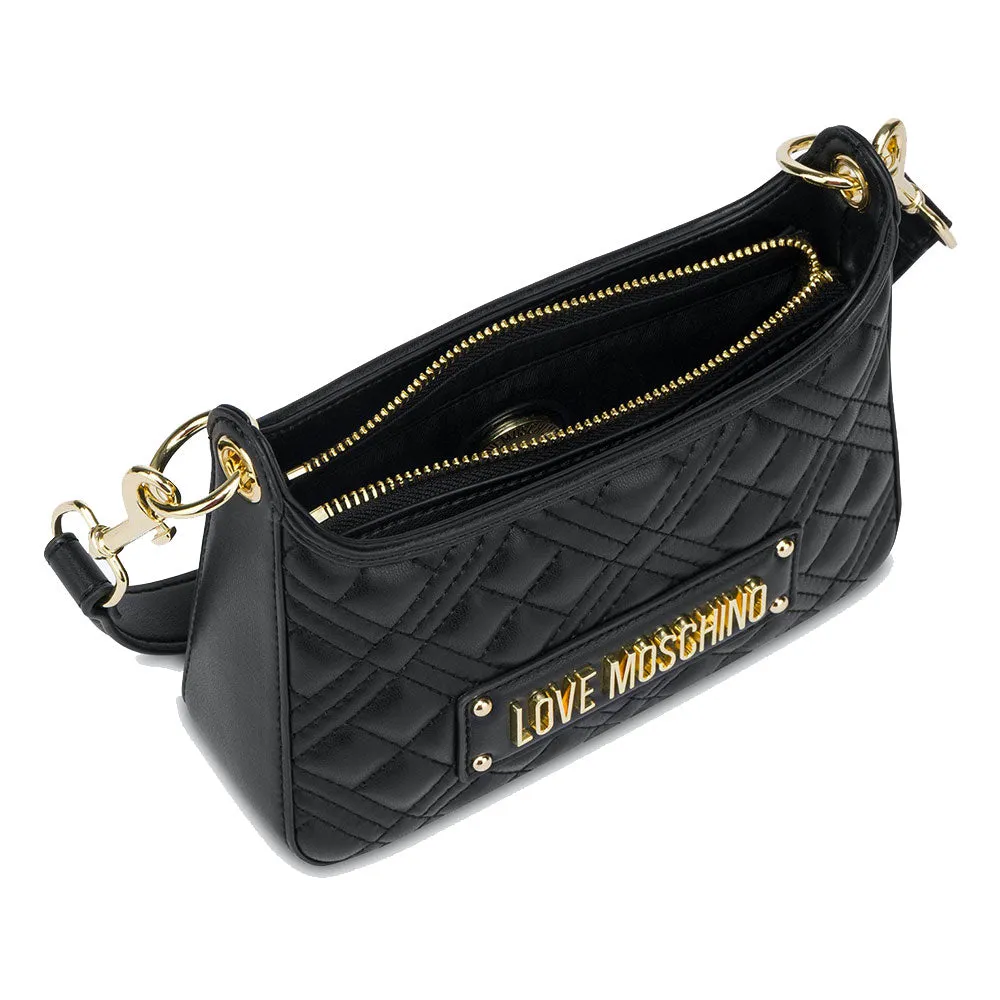 Borsa Donna a Mano con Tracolla LOVE MOSCHINO linea Quilted colore Nero JC4161