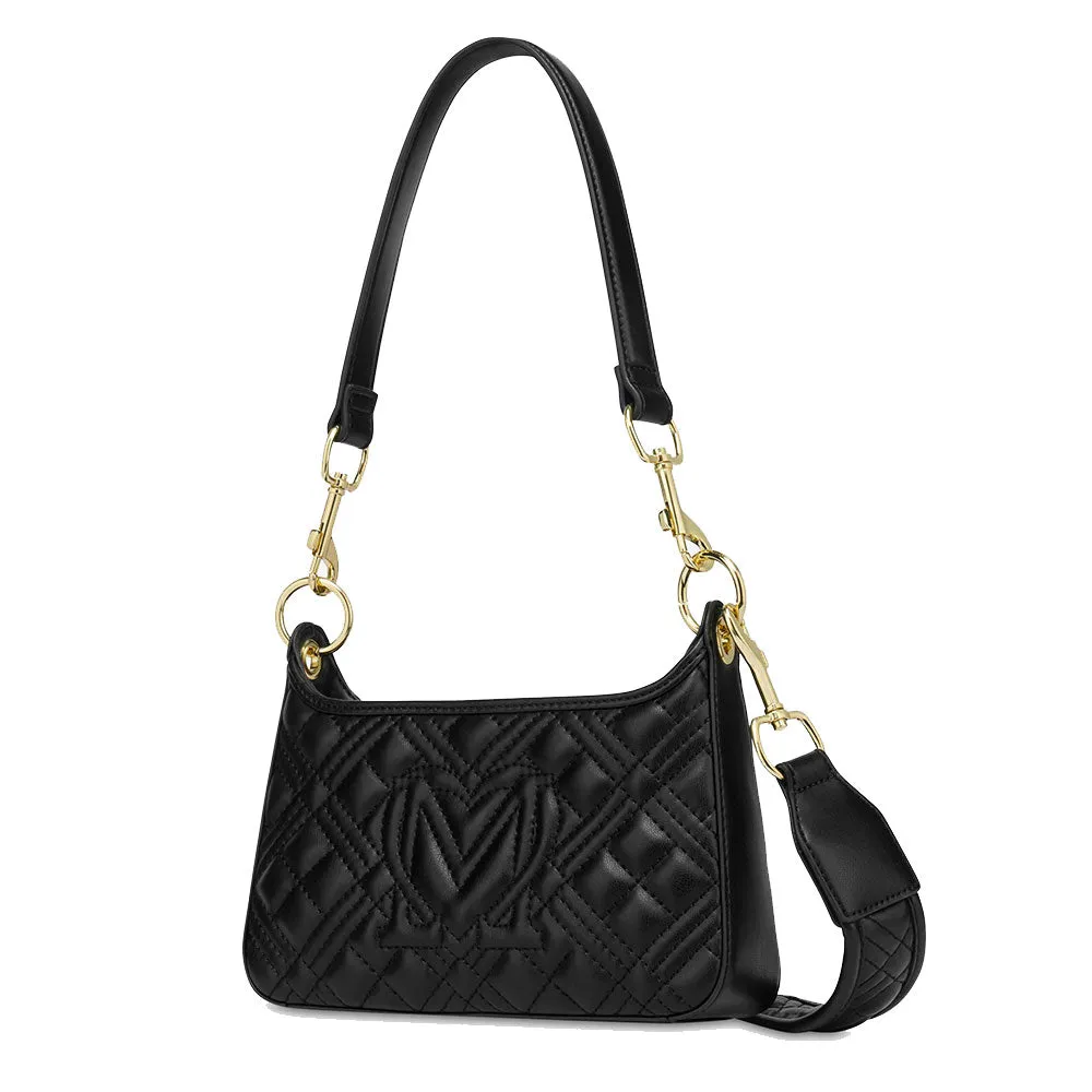 Borsa Donna a Mano con Tracolla LOVE MOSCHINO linea Quilted colore Nero JC4161