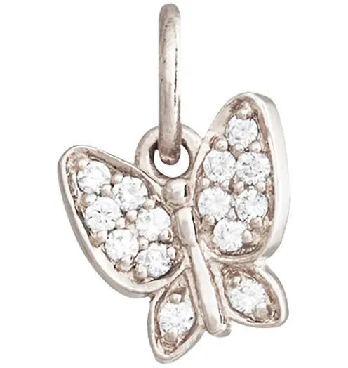 Butterfly Mini Charm Pavé Diamonds