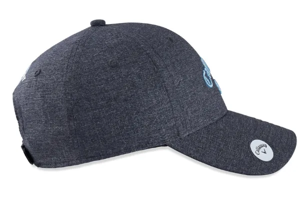 Callaway Ladies Golf Stitch Magneet Cap Charcoal-Blue-Sky