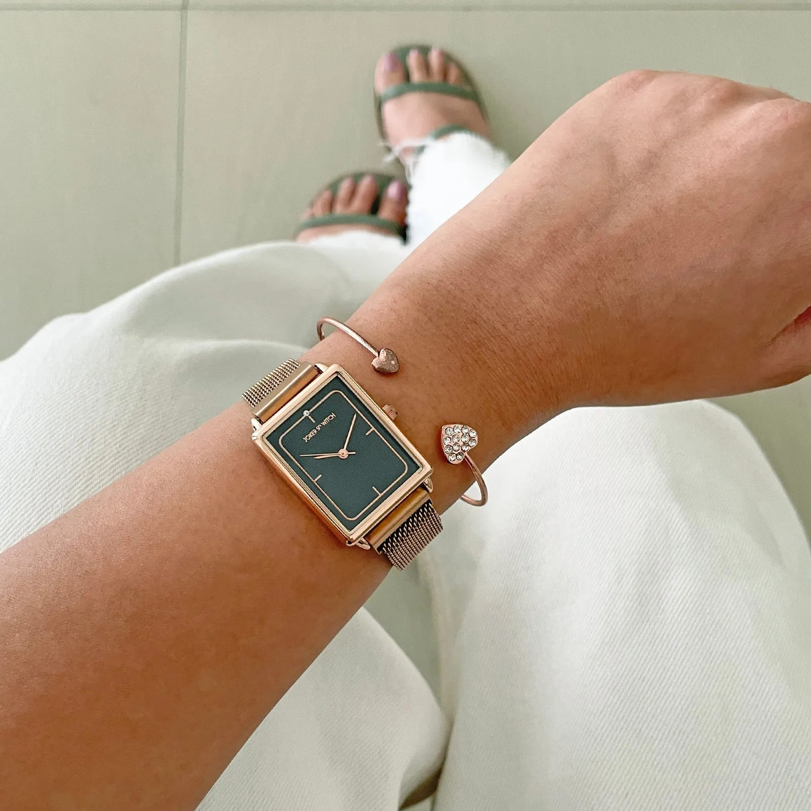 Carment Rosegold Watch Bracelet Stack