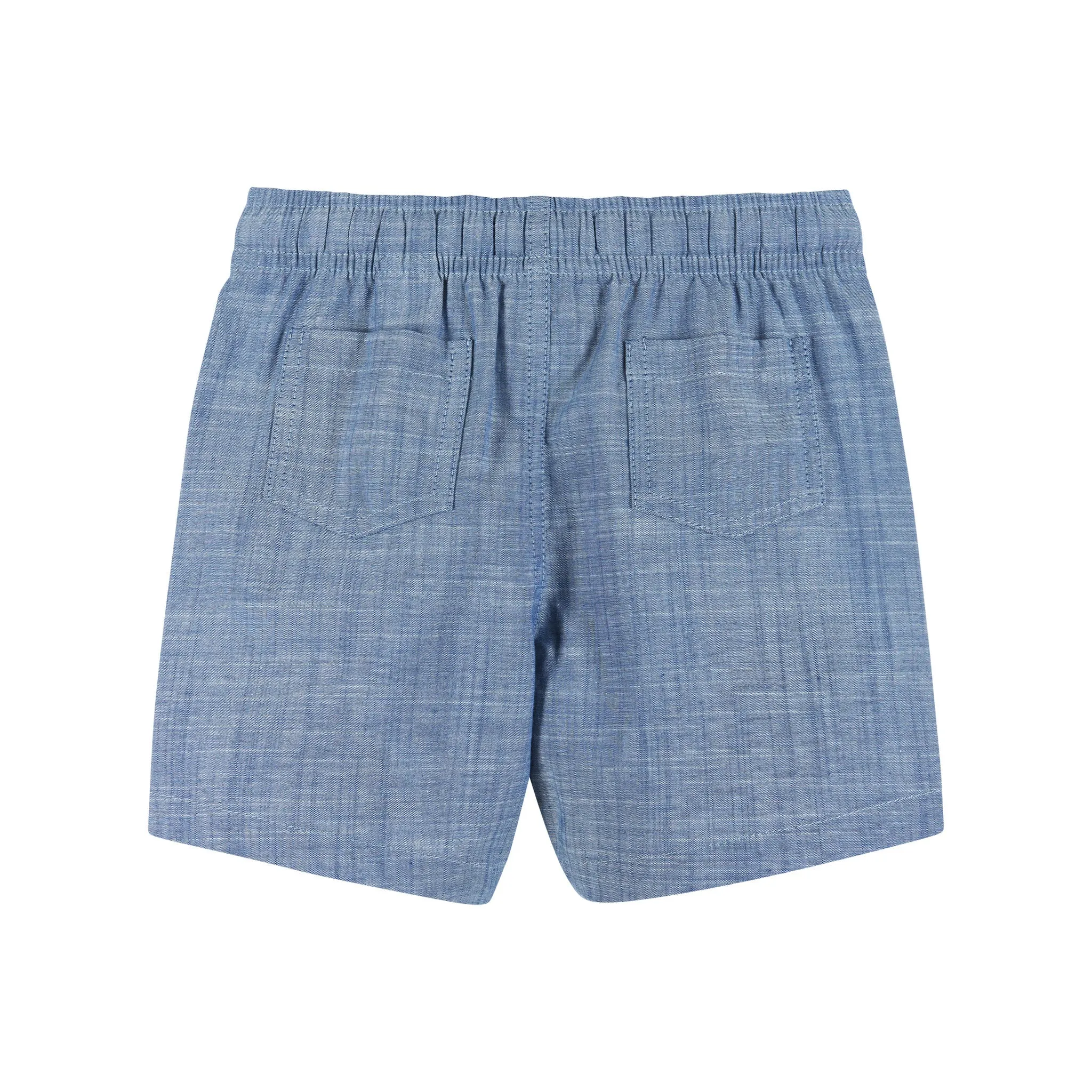 Chambray Drawstring Short