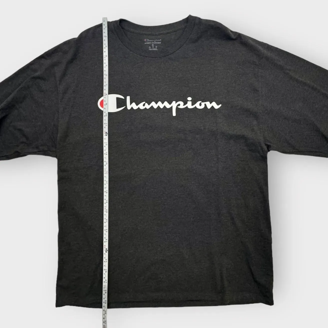 Champion Classic L/s Jersey T-Shirt | XL | Granite Heat Gray Solid | NWT