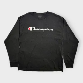 Champion Classic L/s Jersey T-Shirt | XL | Granite Heat Gray Solid | NWT