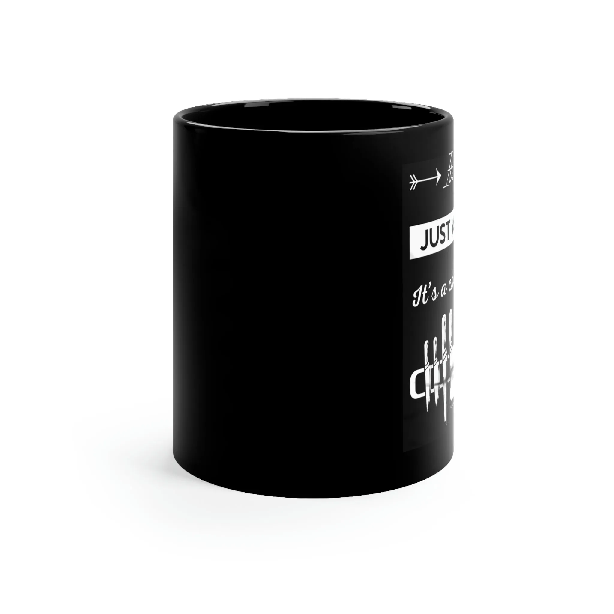 Chef Black Mug Design