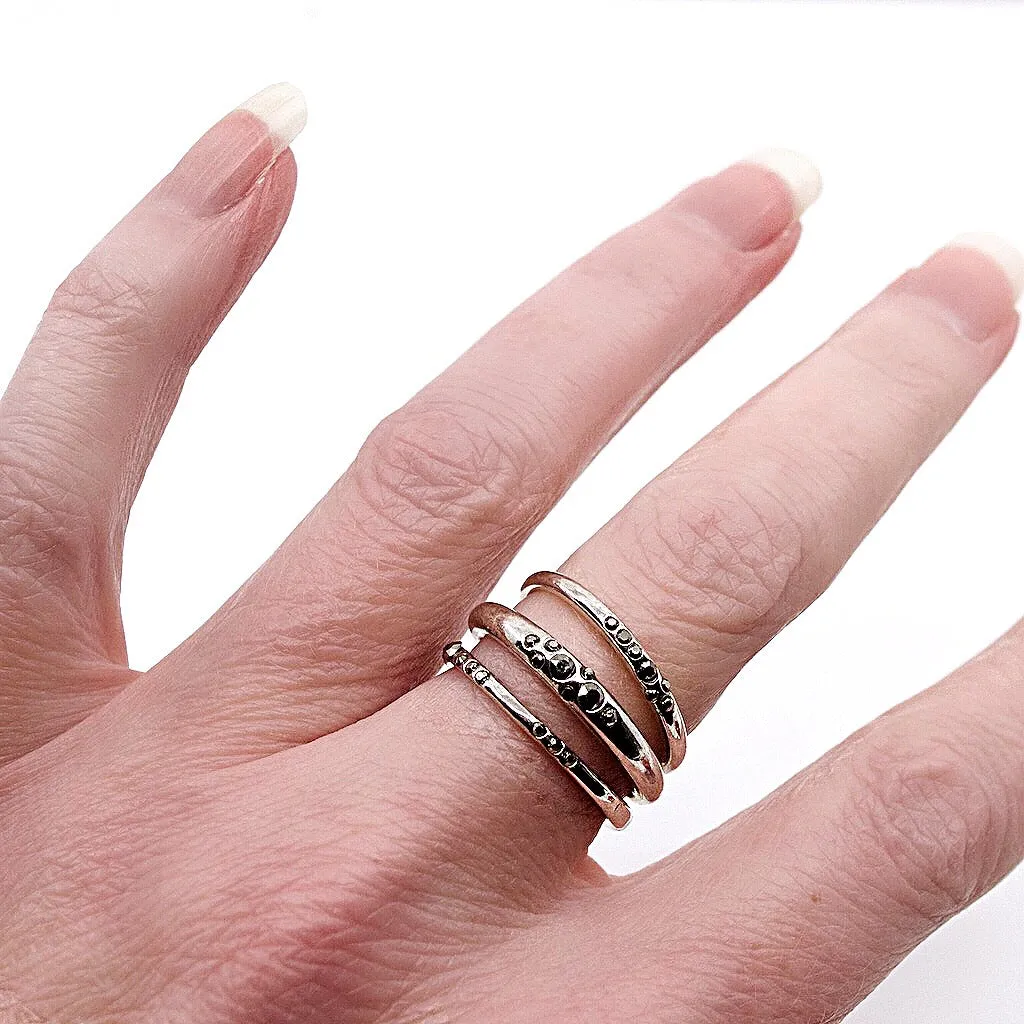 Chic Stackable Ring Set by Satellite Paris - Size 6.5