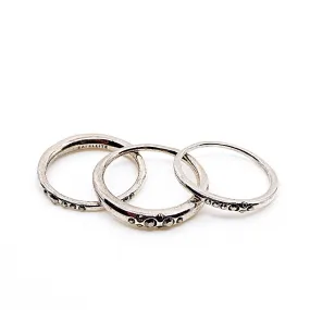 Chic Stackable Ring Set by Satellite Paris - Size 6.5