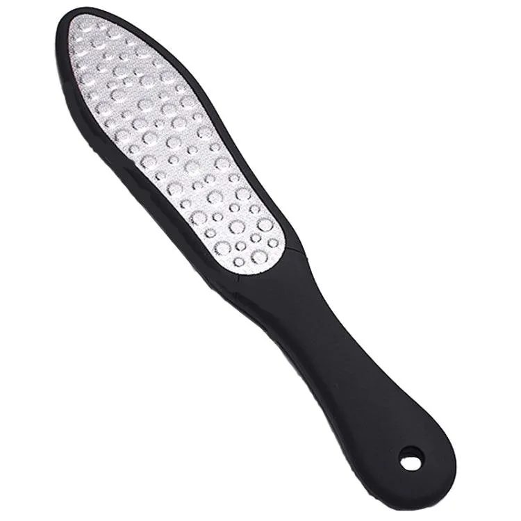 Dual-Sided Stainless Steel Foot Rasp for Exfoliating Dead Skin - Pedicure and Manicure Tool