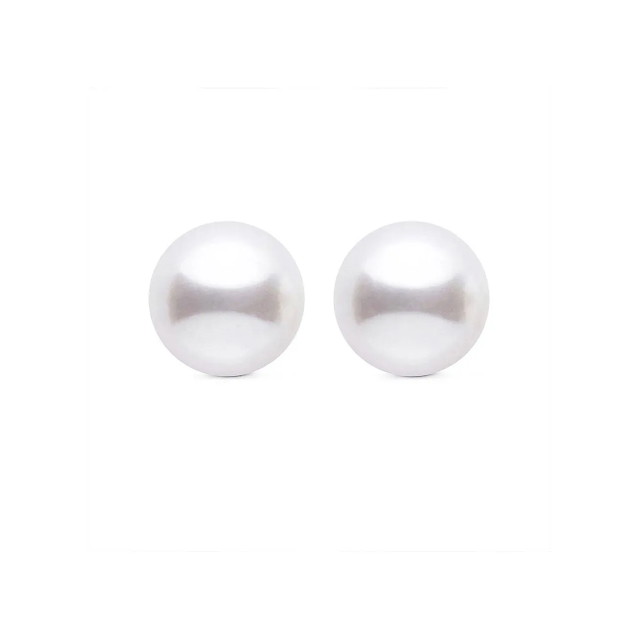 Elegant? Edison White Pearl Stud Earrings WE00478