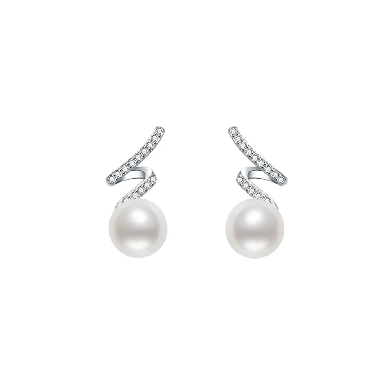 Elegant Freshwater Pearl Earrings WE00115 | S Collection