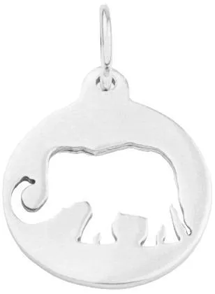 Elephant Cutout Charm