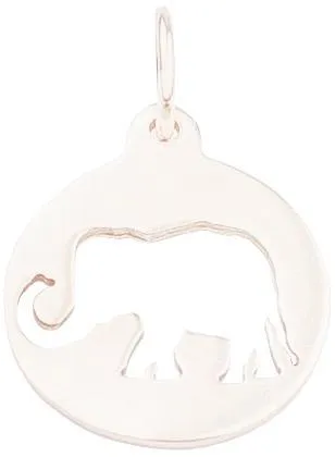 Elephant Cutout Charm