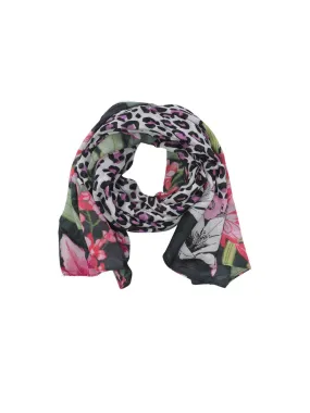 Foulard Summer Animalier 120x120 - Nero