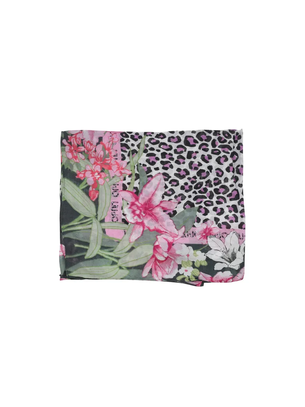 Foulard Summer Animalier 120x120 - Nero