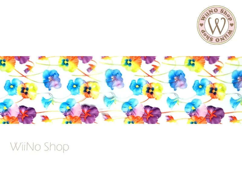 Four Season Flower Nail Transfer Foil (FL-D-07)