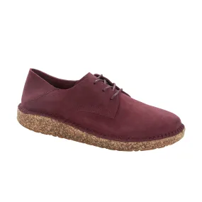 Gary Maroon Suede Leather