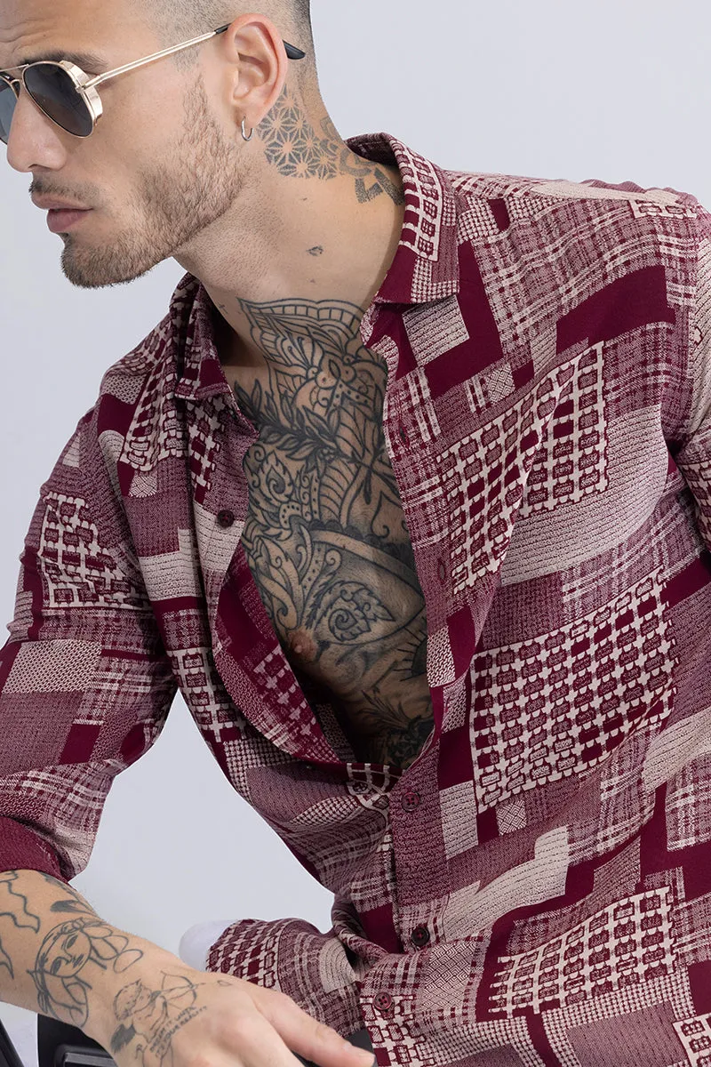 GeoGlam Maroon Shirt