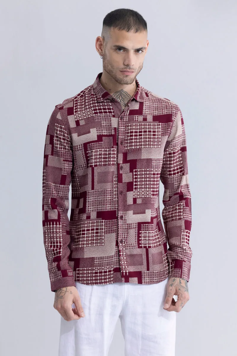 GeoGlam Maroon Shirt