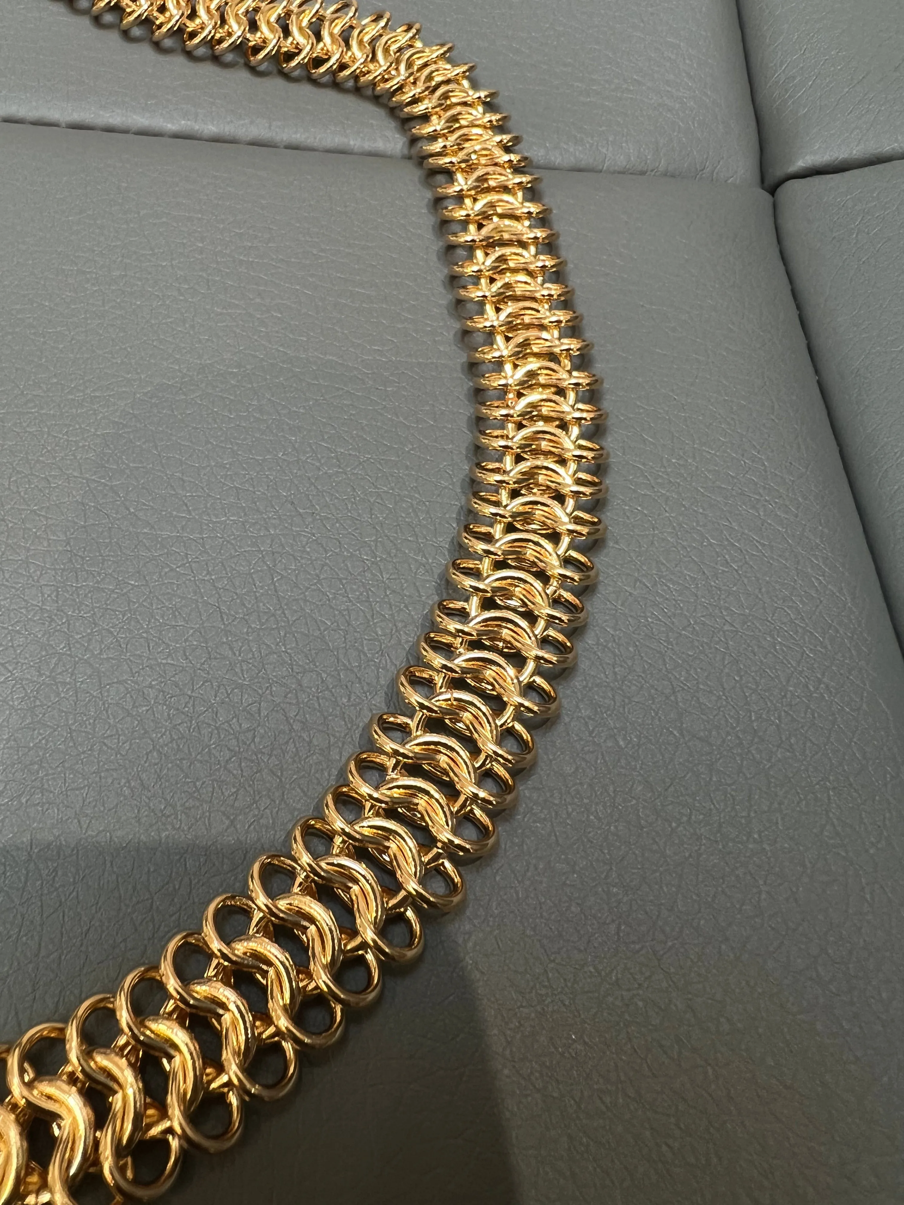 Gold Mesh Necklace | Shirley