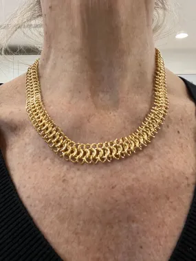 Gold Mesh Necklace | Shirley