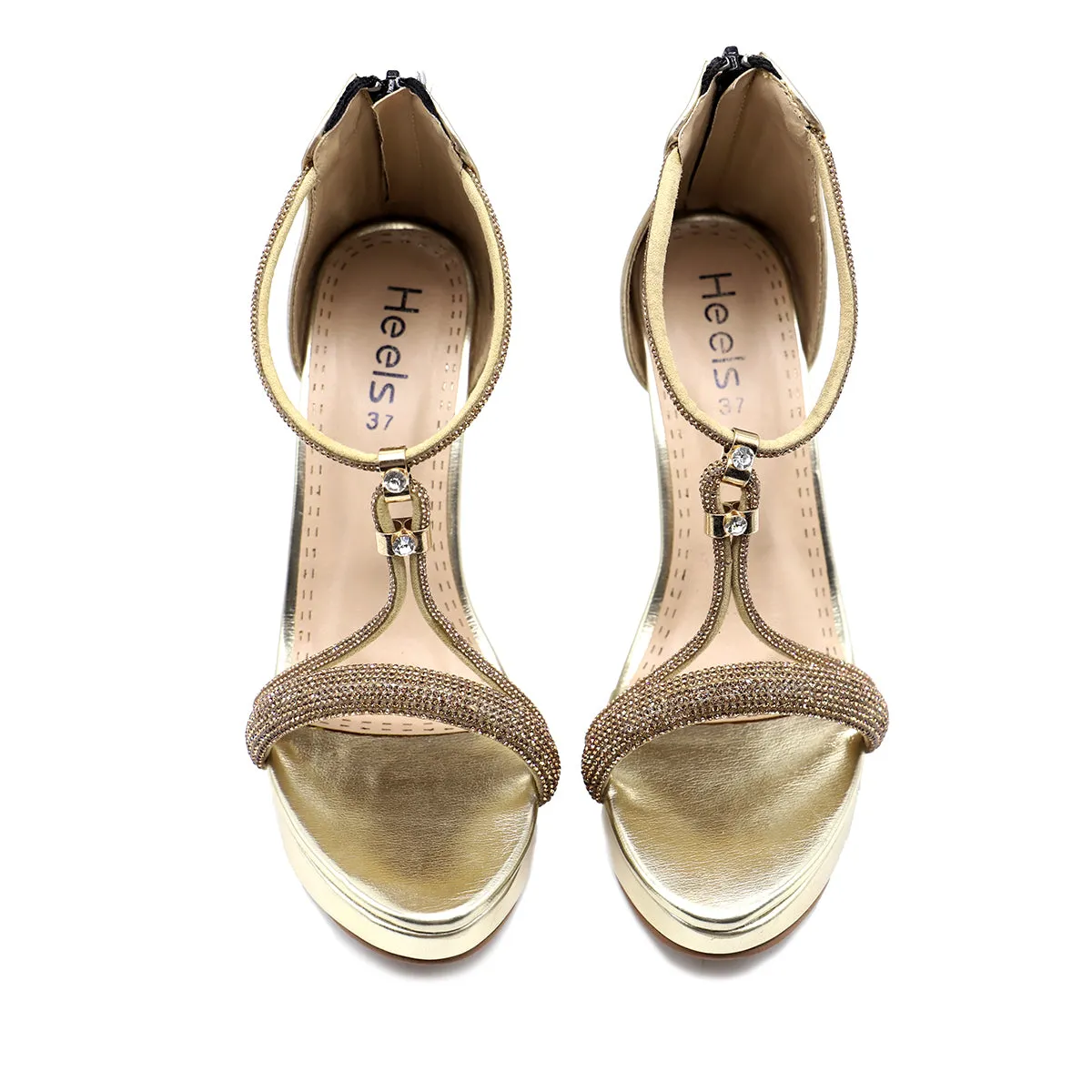 Golden Bridal Sandal 066665