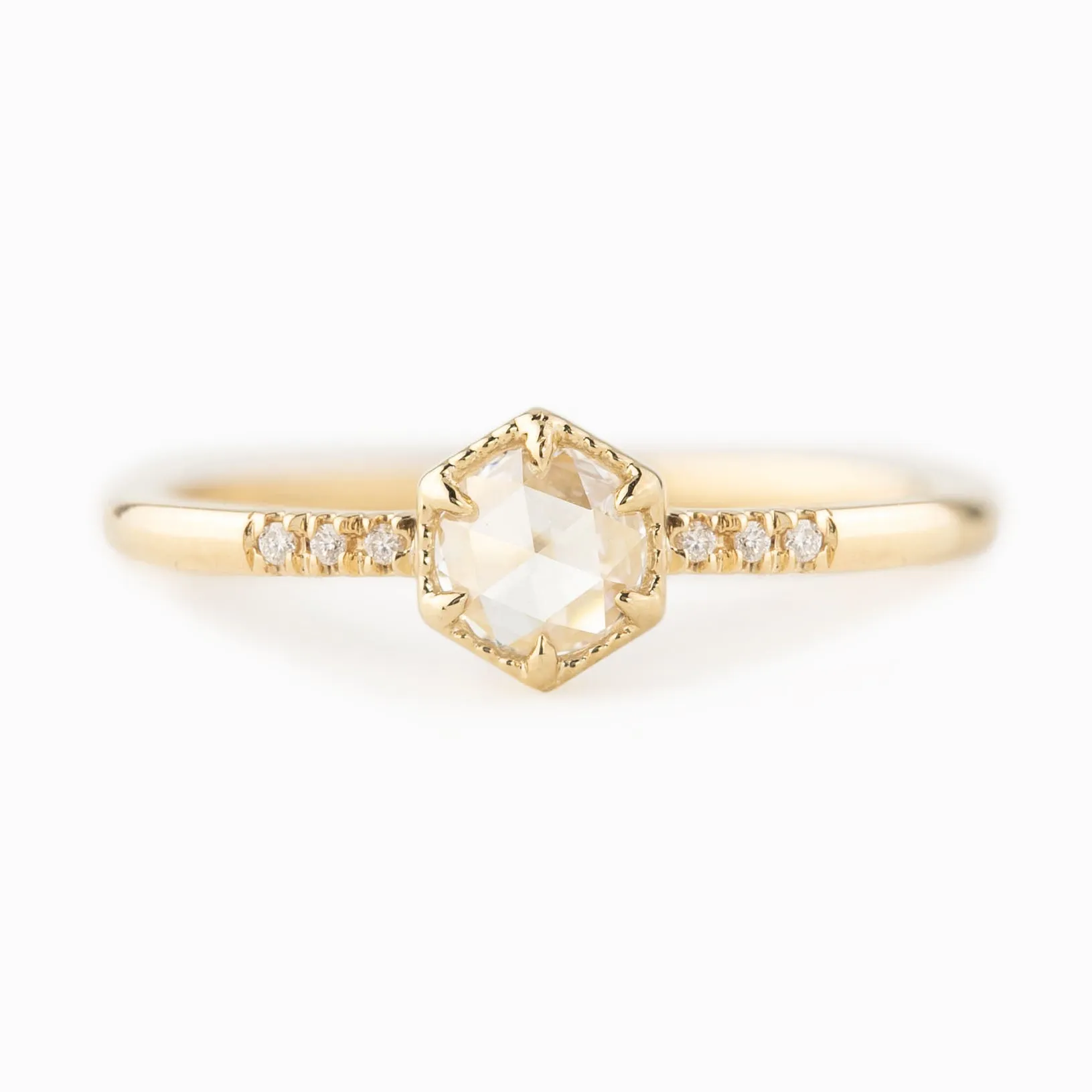 Grace Rose Cut Diamond Ring (Choose your own diamond)