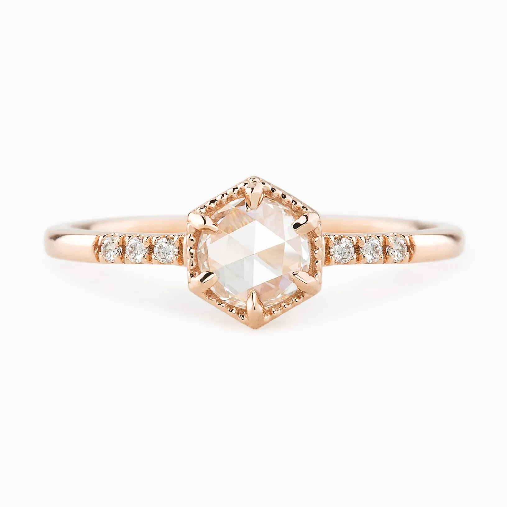 Grace Rose Cut Diamond Ring (Choose your own diamond)