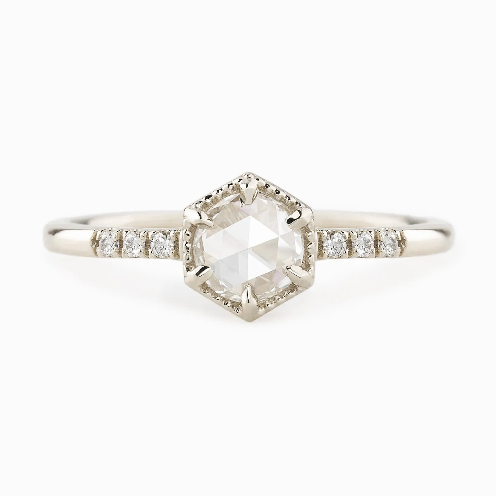 Grace Rose Cut Diamond Ring (Choose your own diamond)