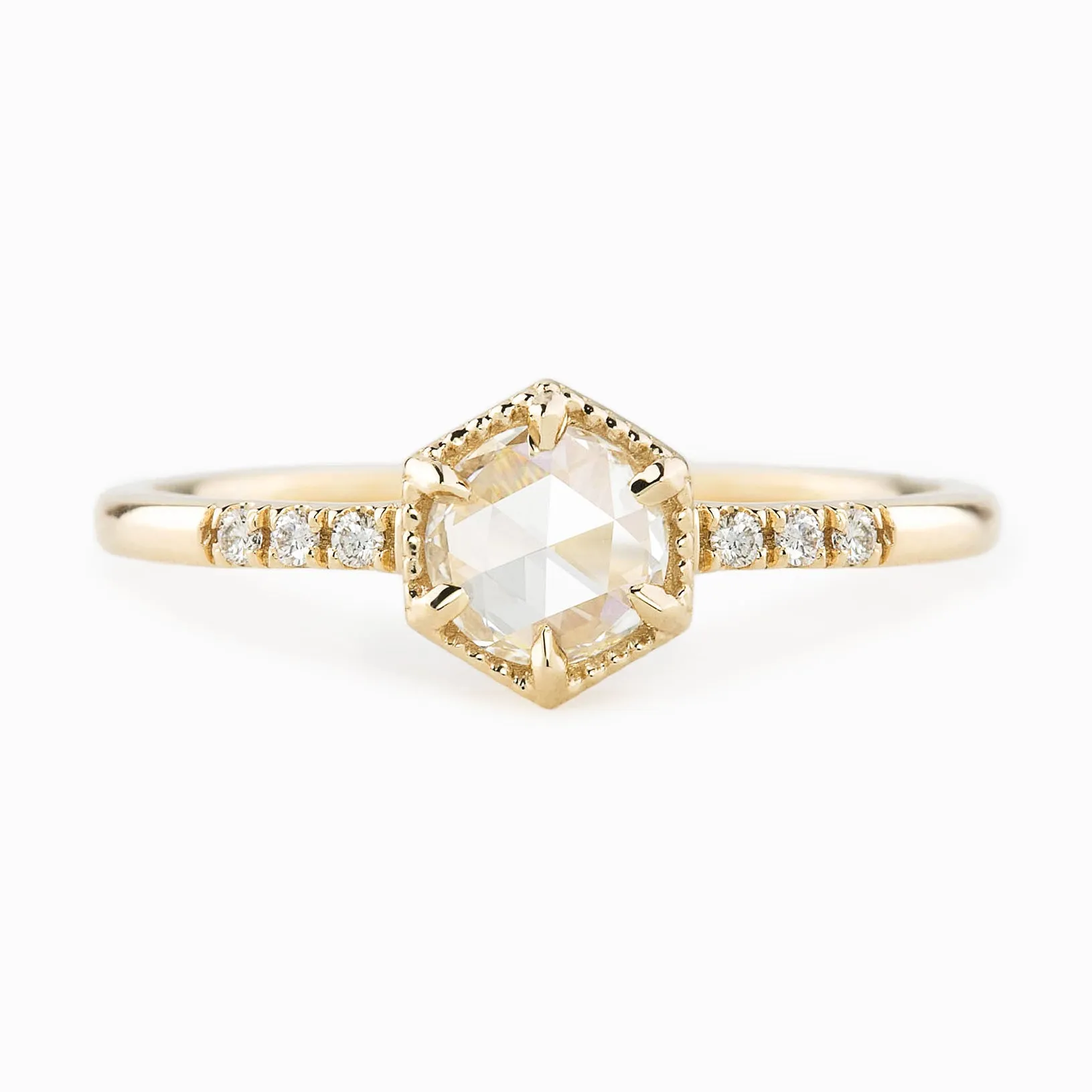 Grace Rose Cut Diamond Ring (Choose your own diamond)