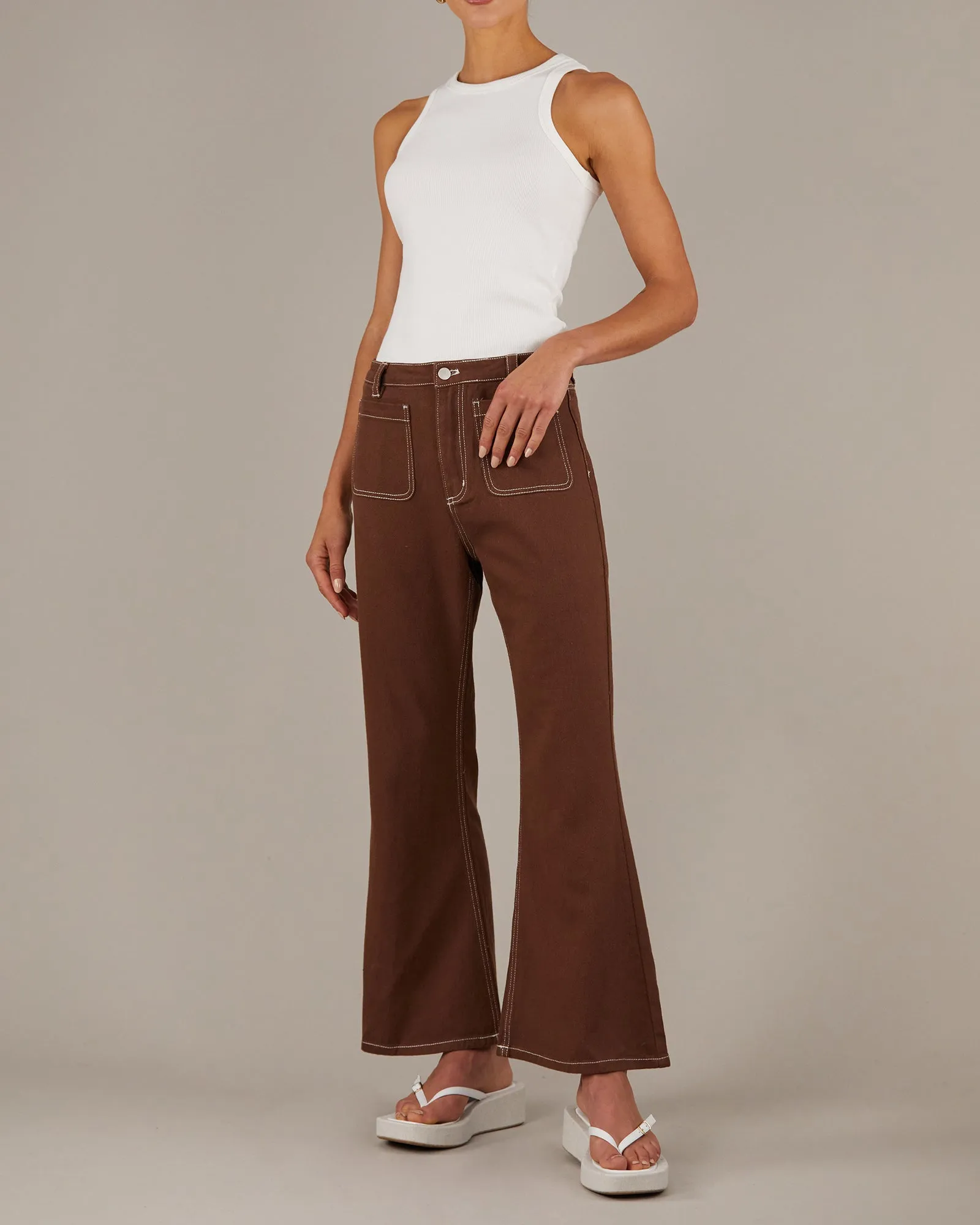 Hexham Drill Pant - Chocolate