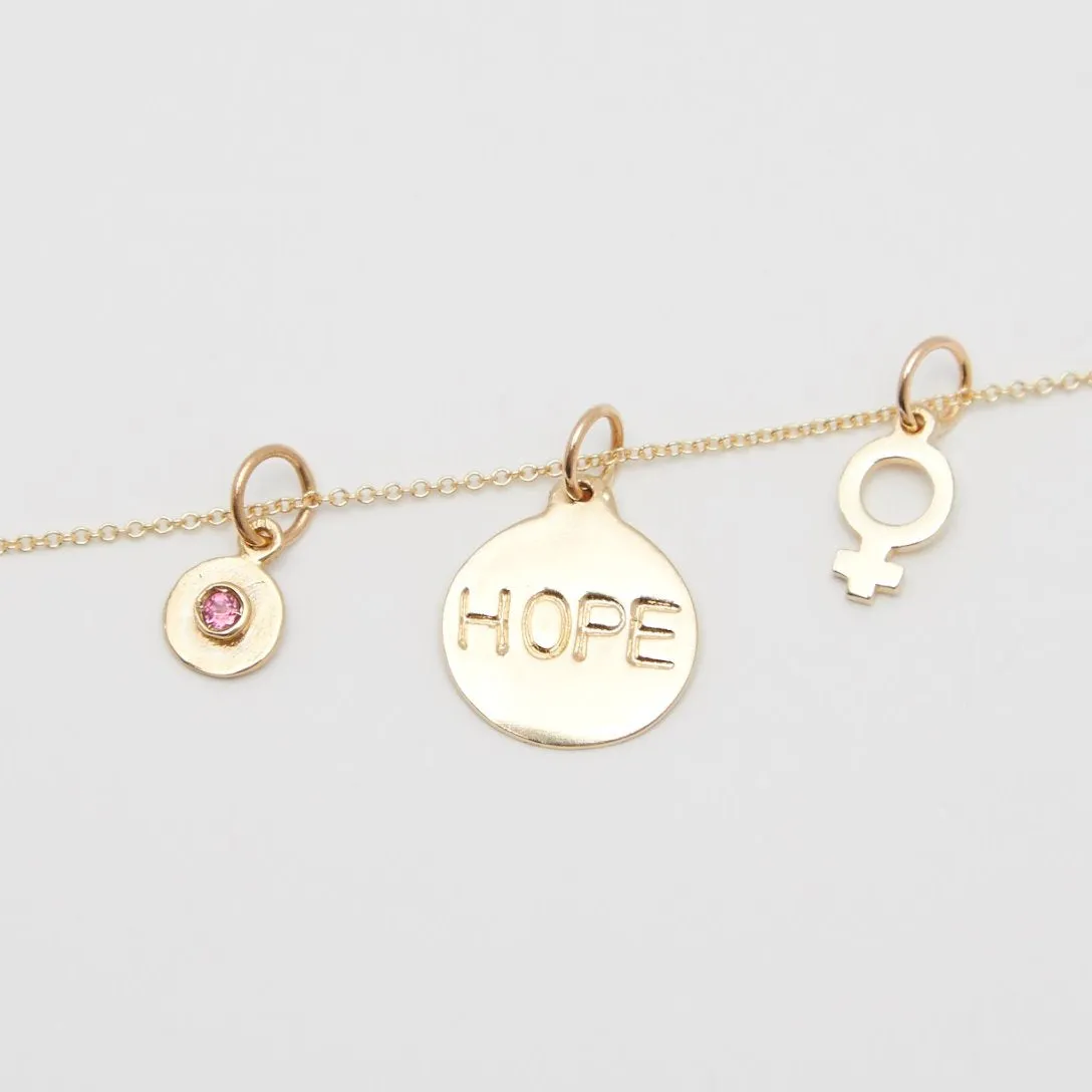 Hope Disk Charm