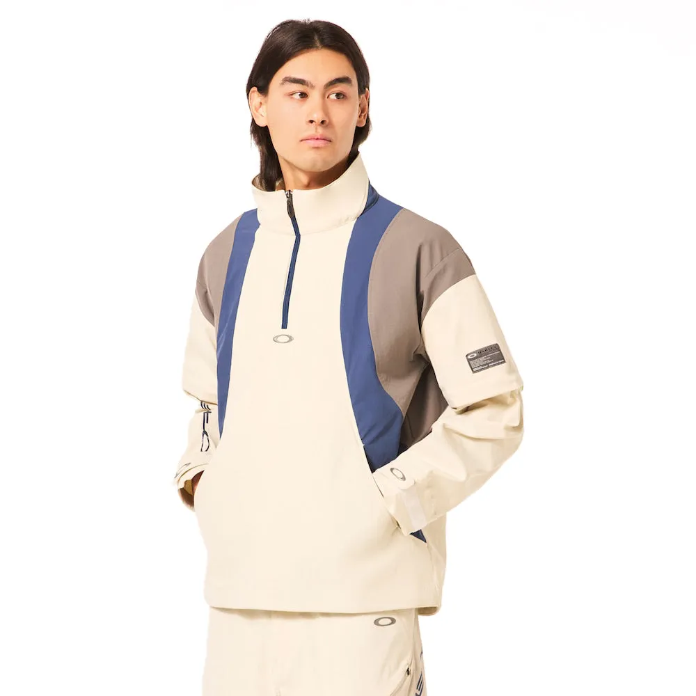 ICON SHAPE PULLOVER JACKET CREAM / NAVY