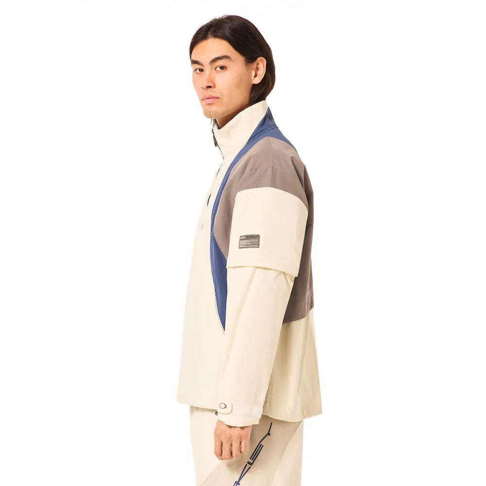 ICON SHAPE PULLOVER JACKET CREAM / NAVY