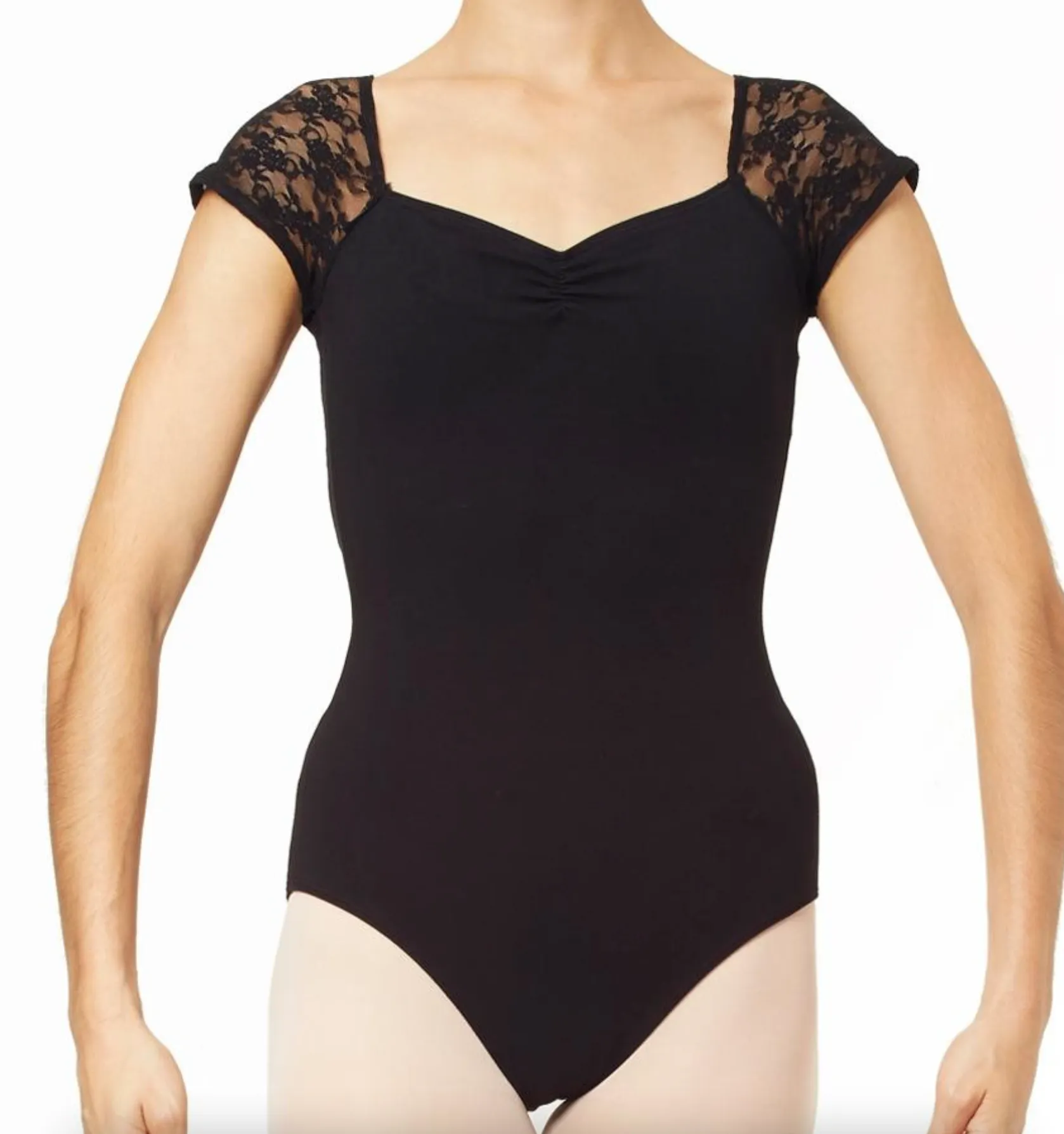 Intermezzo lace back leotard