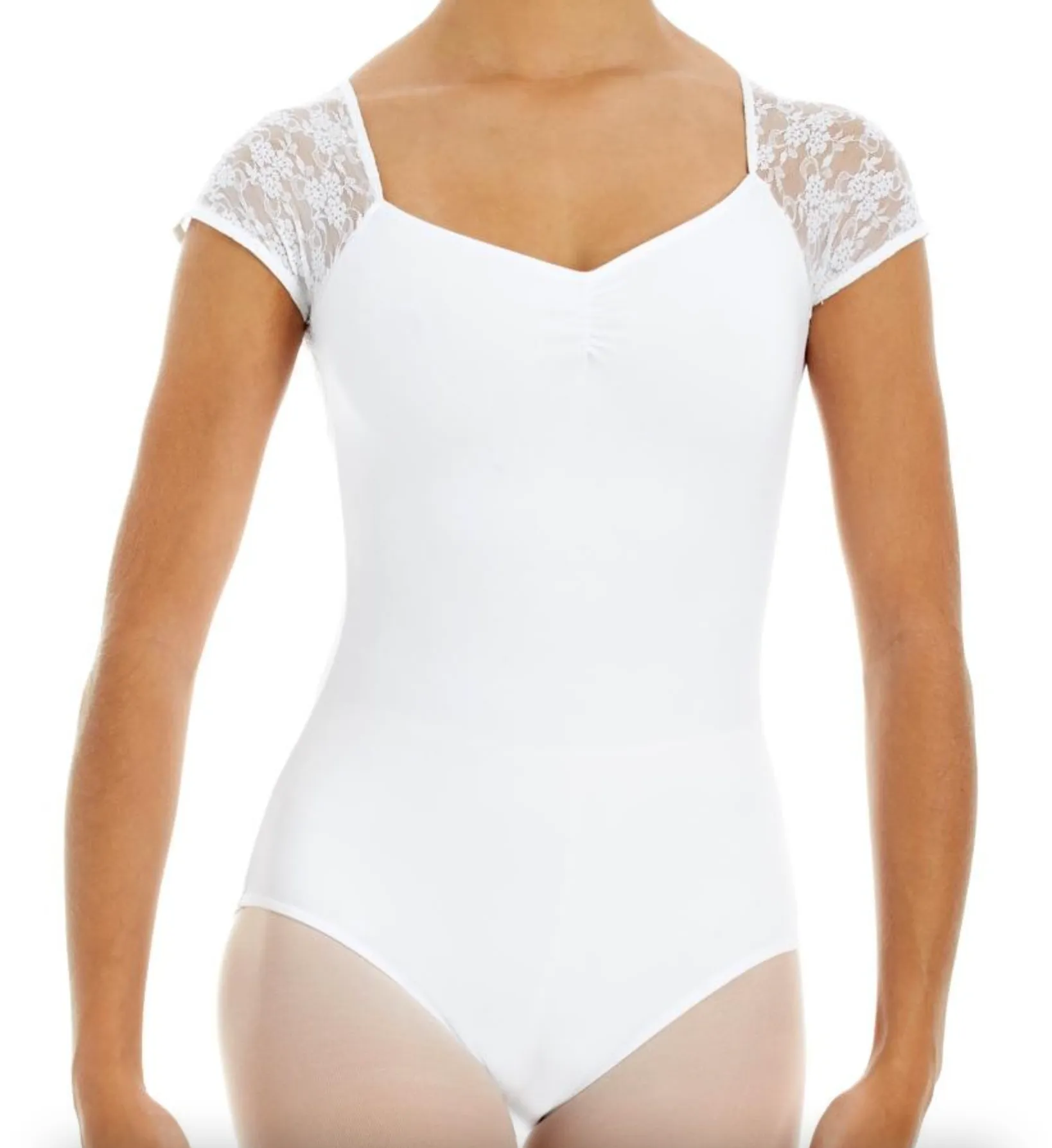 Intermezzo lace back leotard