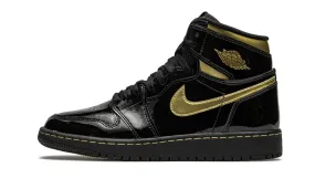 JORDAN 1 HIGH BLACK METALLIC GOLD GS