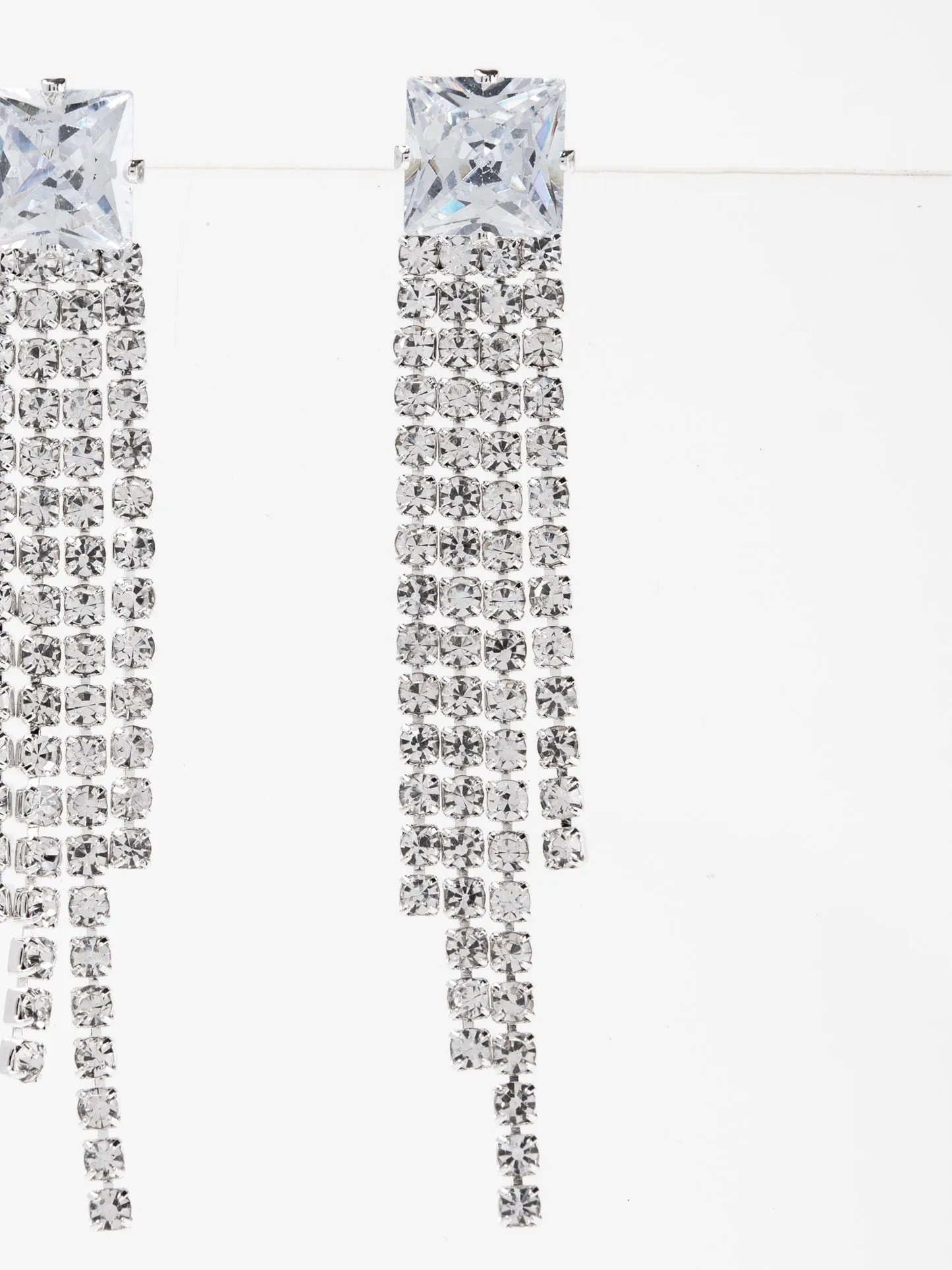 Kaleen Zircon Stone Elegant Drop Earrings