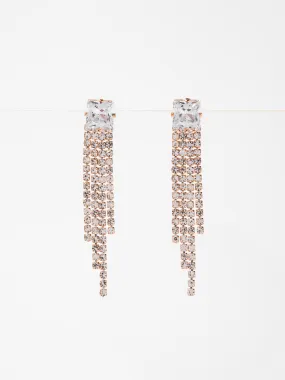 Kaleen Zircon Stone Elegant Drop Earrings